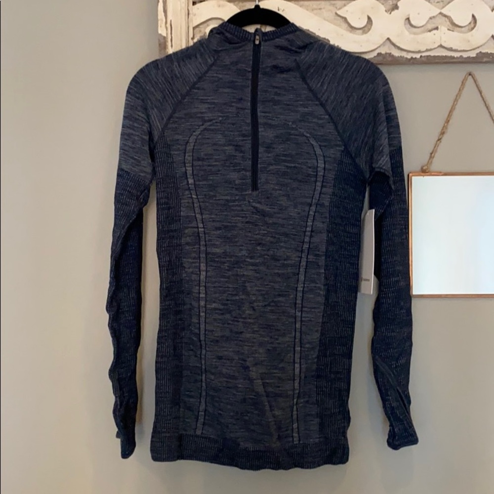 Lululemon New Wool 1/2 Zip Hoodie Size 6